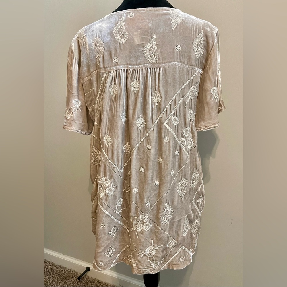 Johnny Was Velvet Devi Flutter Boho Weekend Blouse Sz-S NWOT’s - Picture 4 of 12